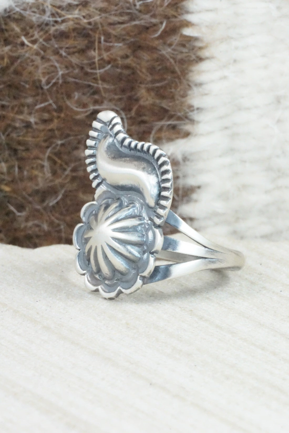 Sterling Silver Ring - Annie Spencer - Size 7.75