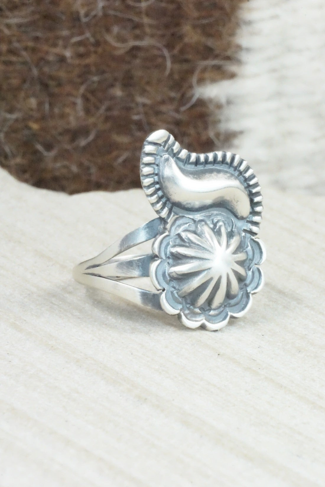 Sterling Silver Ring - Annie Spencer - Size 7.25
