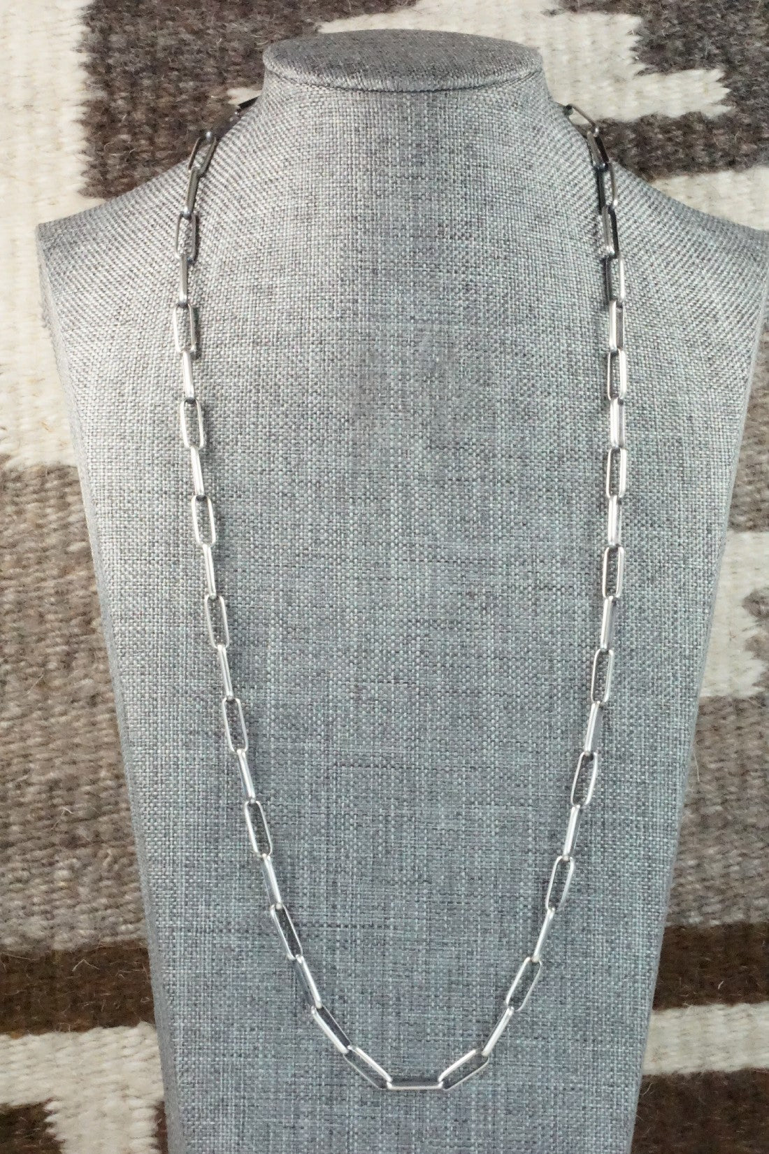 Sterling Silver Chain Necklace - Lawrence Yazzie