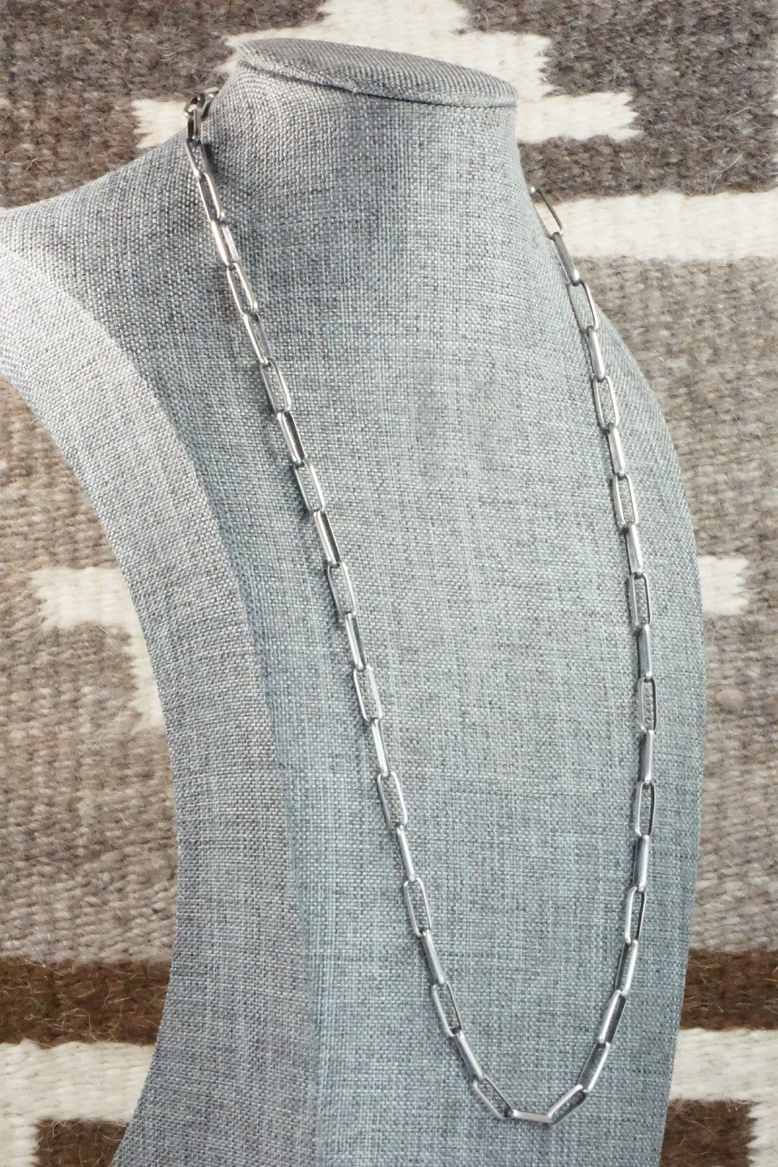 Sterling Silver Chain Necklace - Lawrence Yazzie