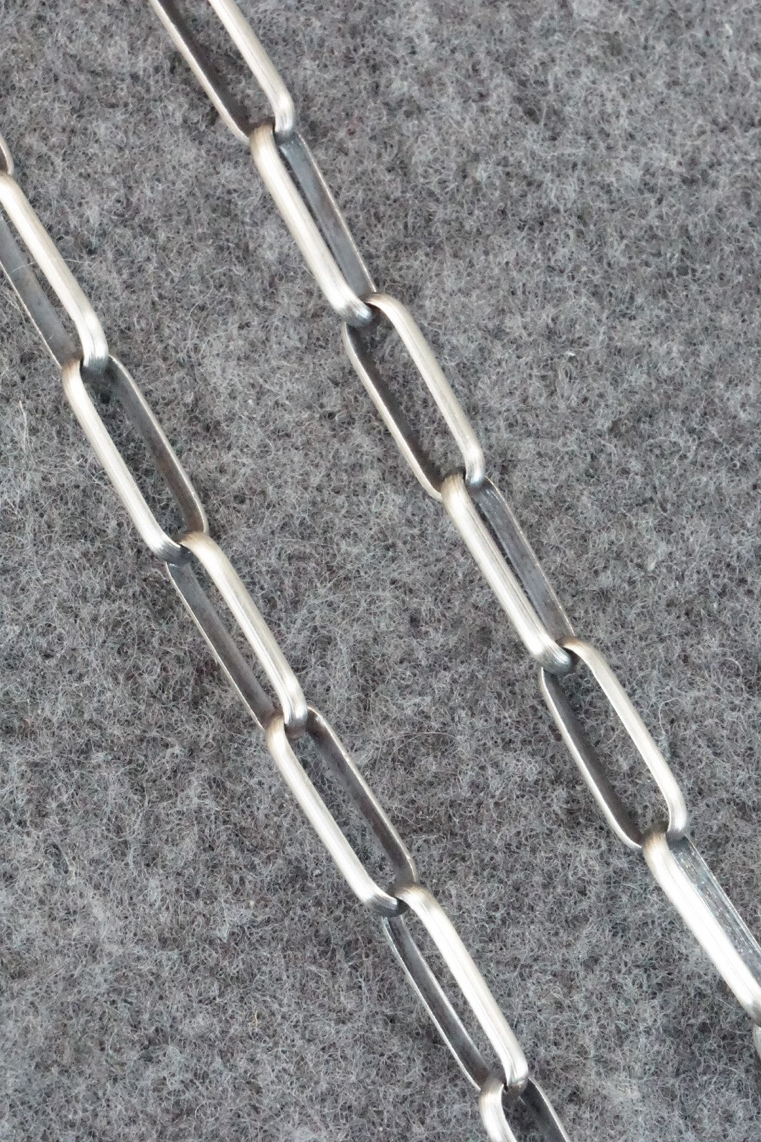Sterling Silver Chain Necklace - Lawrence Yazzie