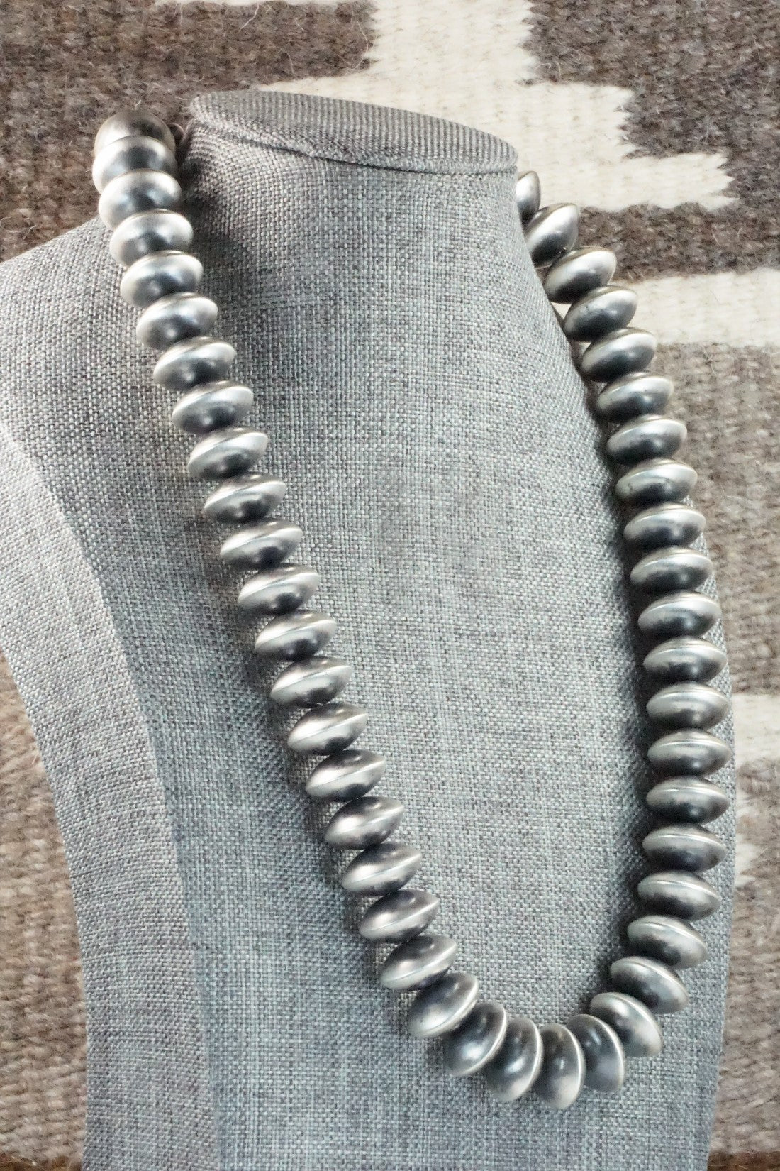 Sterling Silver Navajo Pearl Necklace - Jan Mariano
