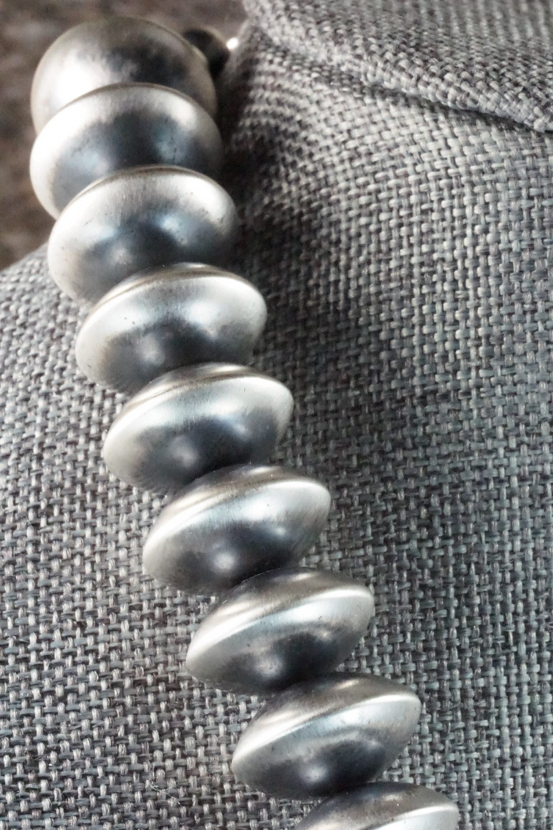 Sterling Silver Navajo Pearl Necklace - Jan Mariano
