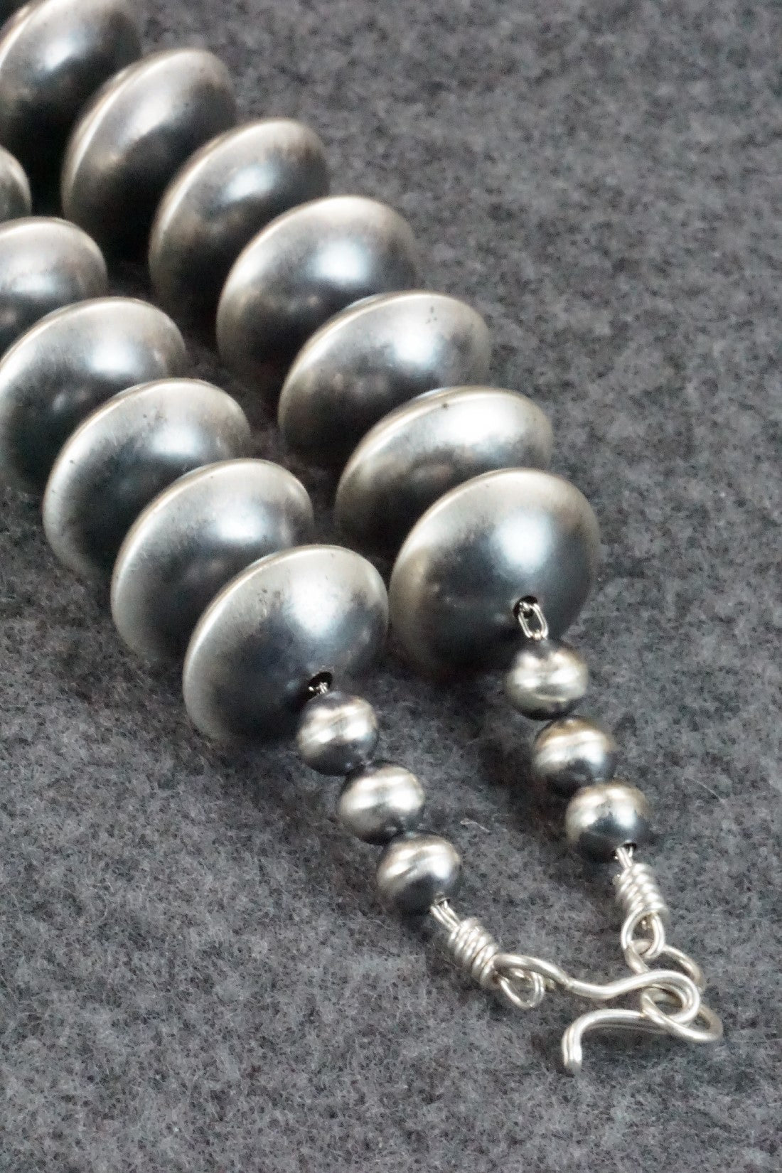 Sterling Silver Navajo Pearl Necklace - Jan Mariano