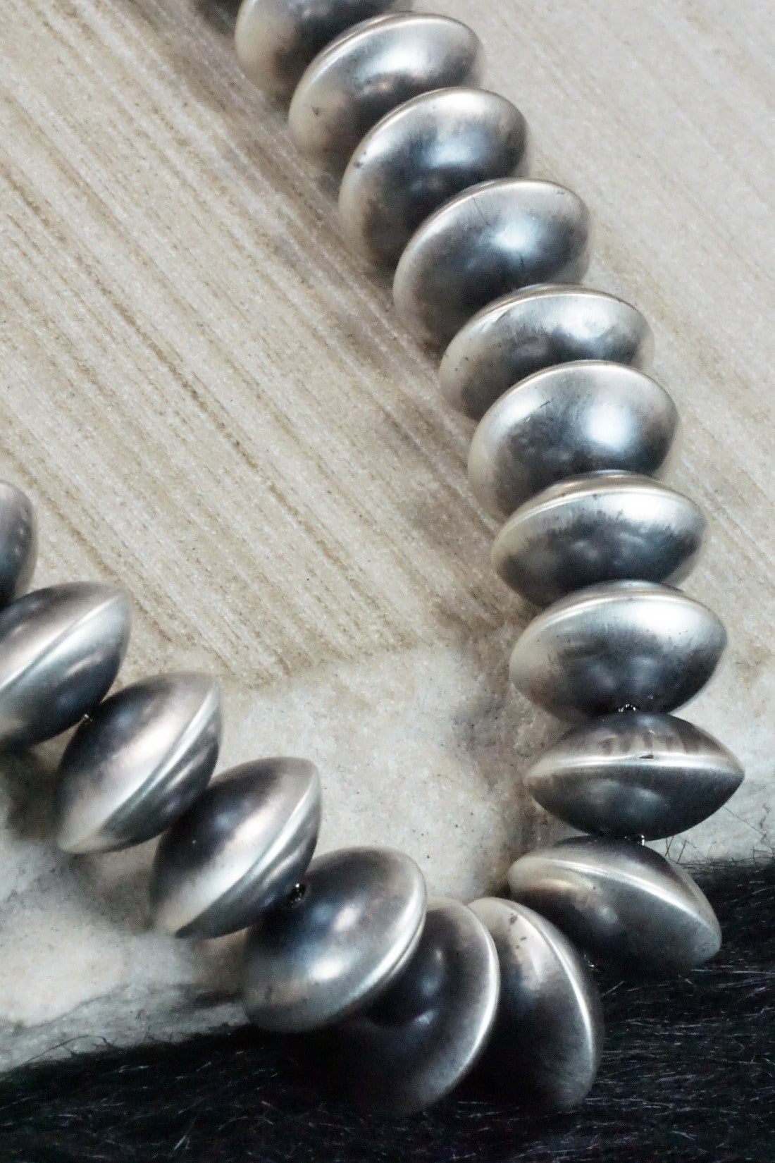 Sterling Silver Navajo Pearl Necklace - Jan Mariano