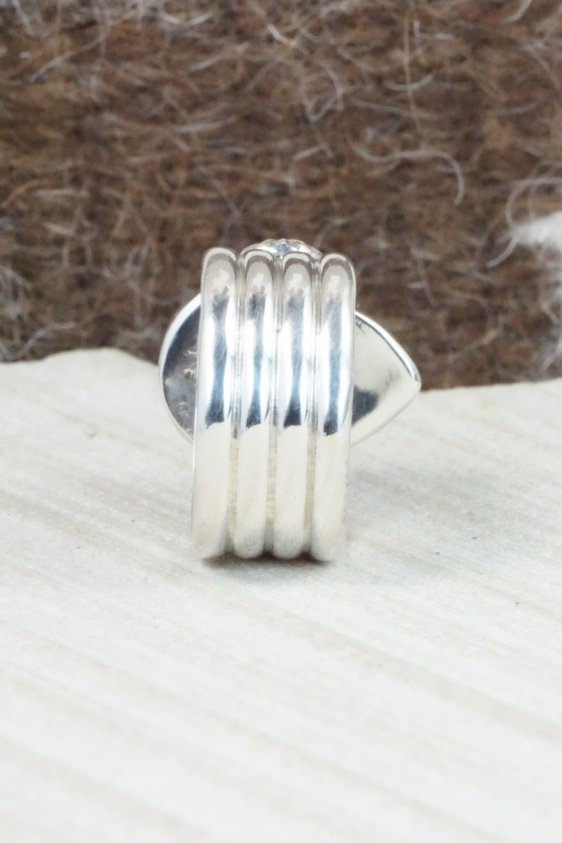 Onyx & Sterling Silver Ring - Ben Begay - Size 8.25