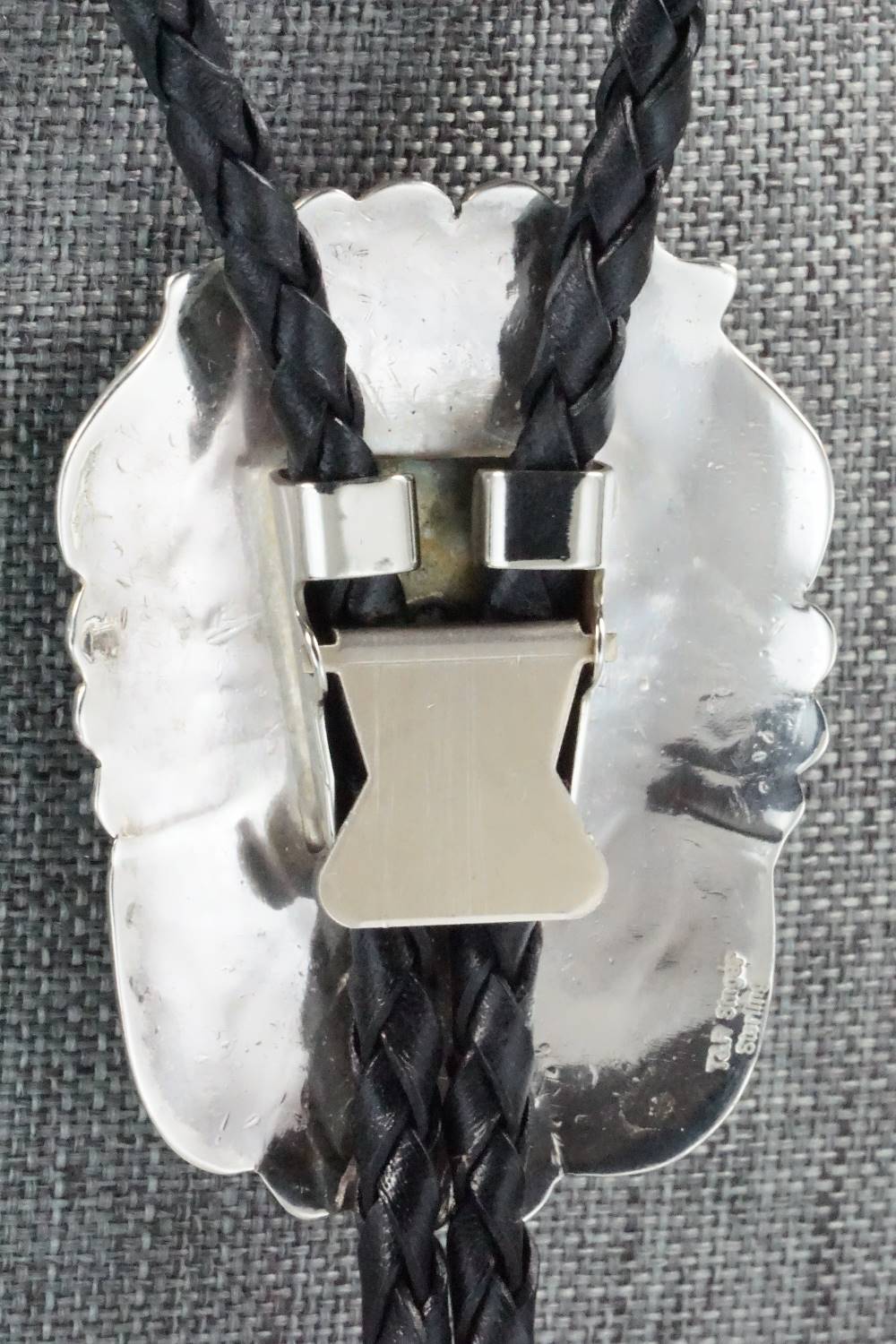 Turquoise & Sterling Silver Bolo Tie - Rosita Singer