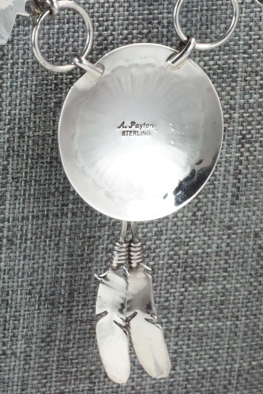 Turquoise & Sterling Silver Necklace - Albert Payton