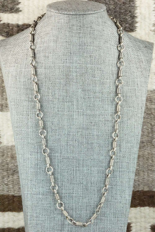 Sterling Silver Chain Necklace - Navajo