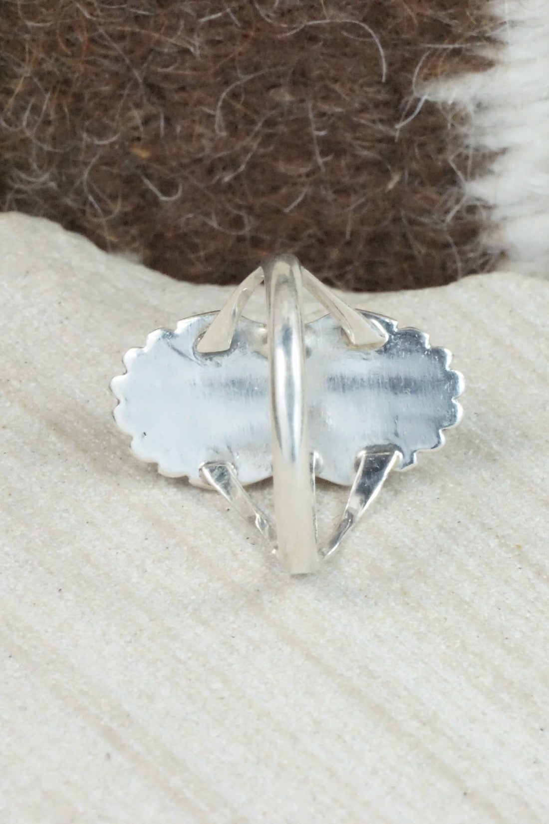 Sterling Silver Ring - Annie Spencer - Size 8.75