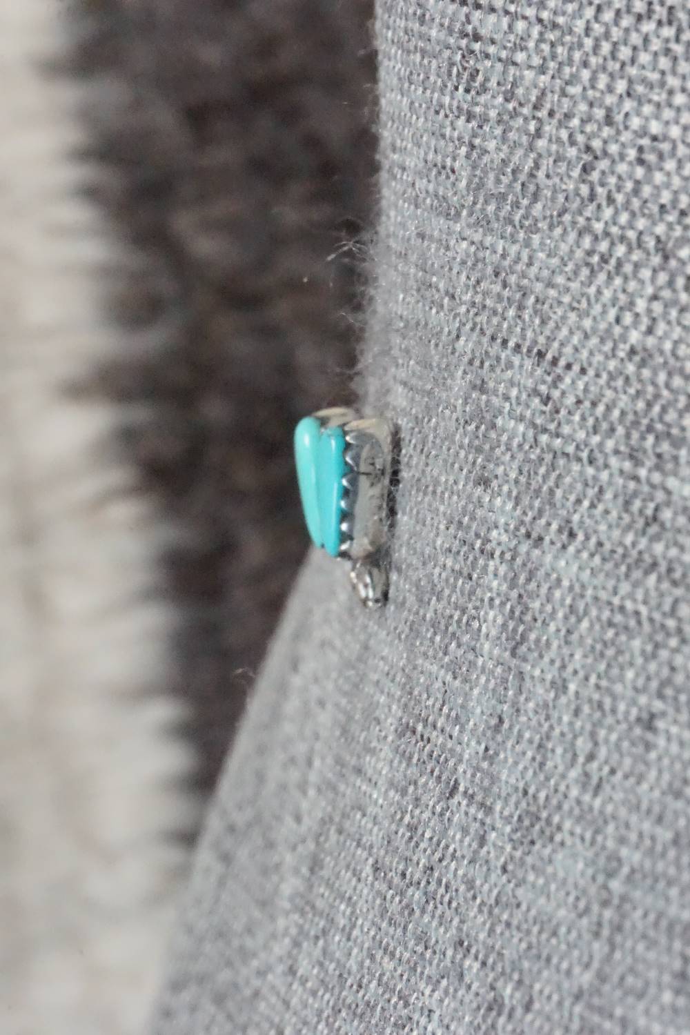 Turquoise & Sterling Silver Earrings - Jean Paisano