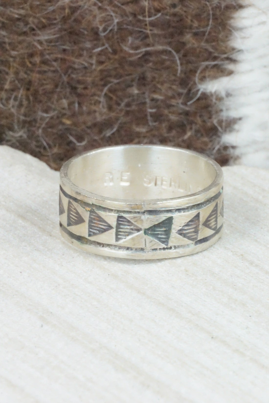 Sterling Silver Ring - Rick Enriquez - Size 12