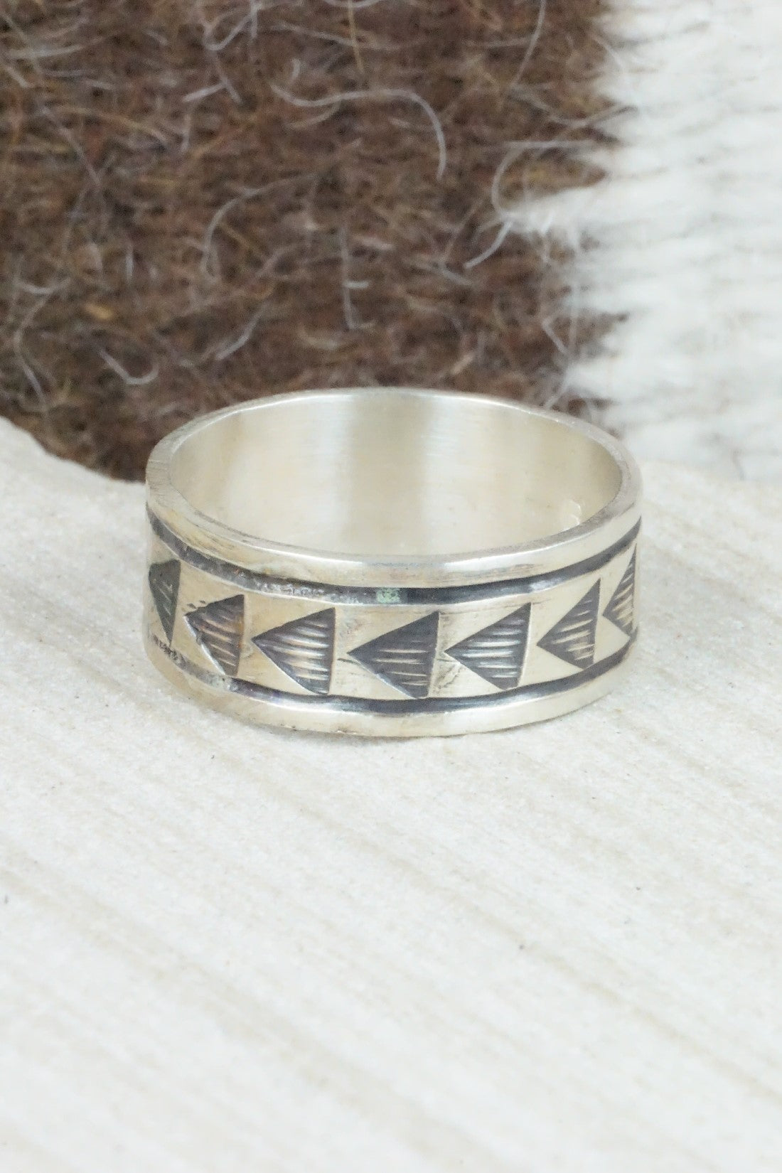 Sterling Silver Ring - Rick Enriquez - Size 12
