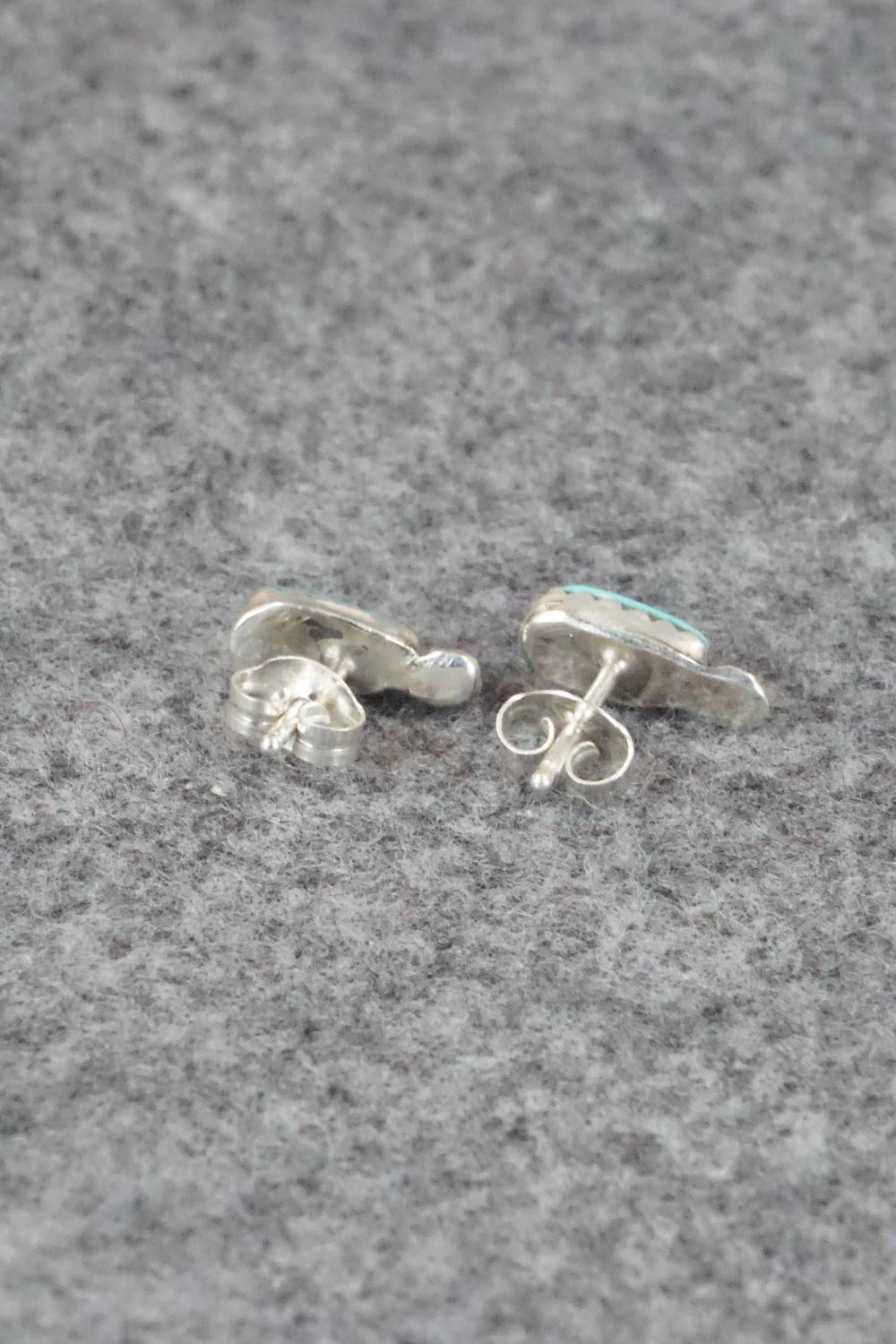 Turquoise & Sterling Silver Earrings - Jean Paisano