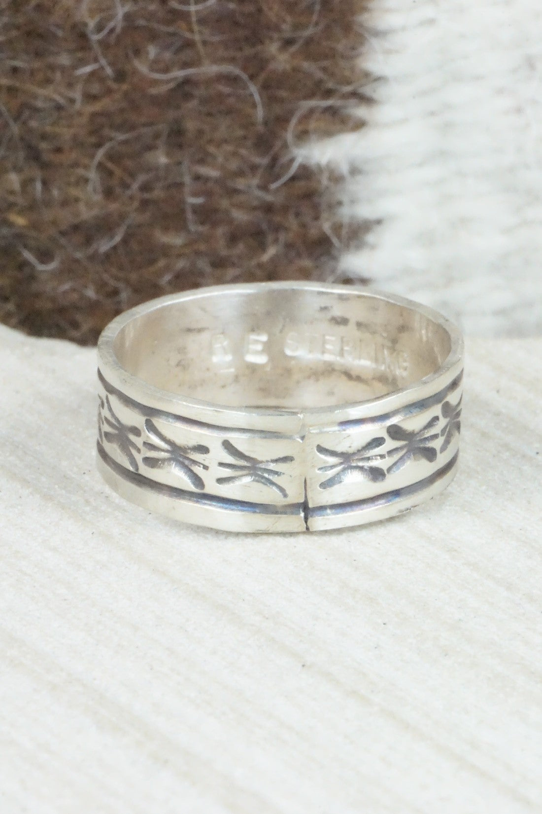 Sterling Silver Ring - Rick Enriquez - Size 13.75