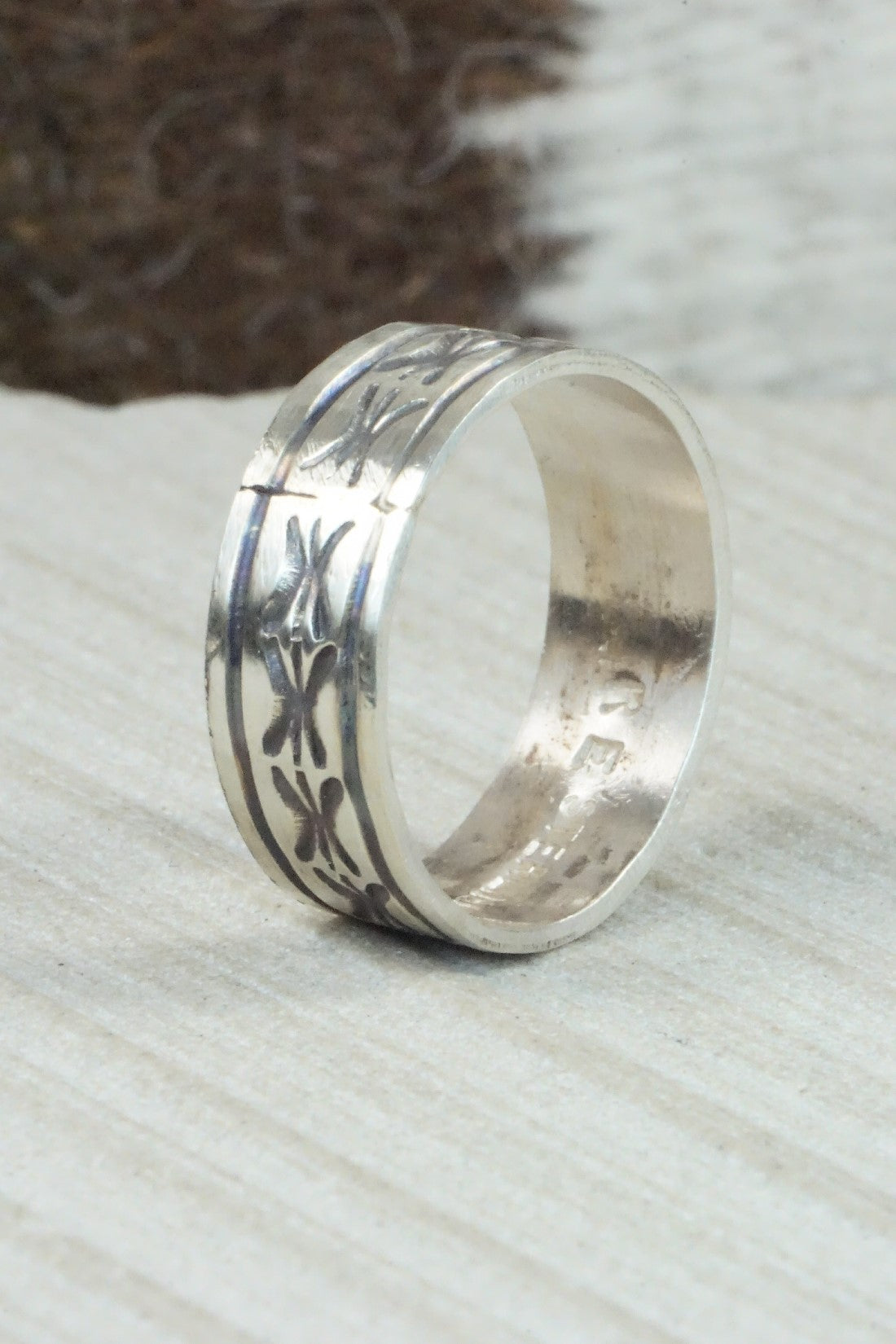 Sterling Silver Ring - Rick Enriquez - Size 13.75