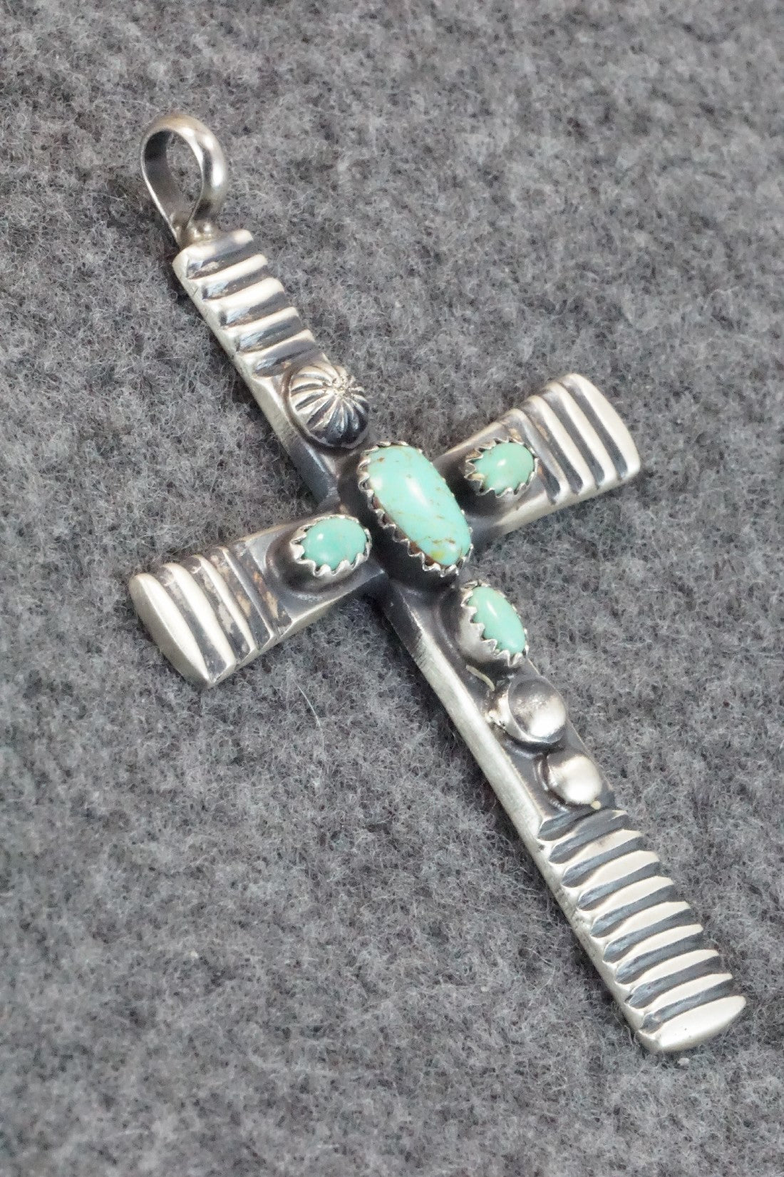 Turquoise & Sterling Silver Pendant - Savanna Morgan