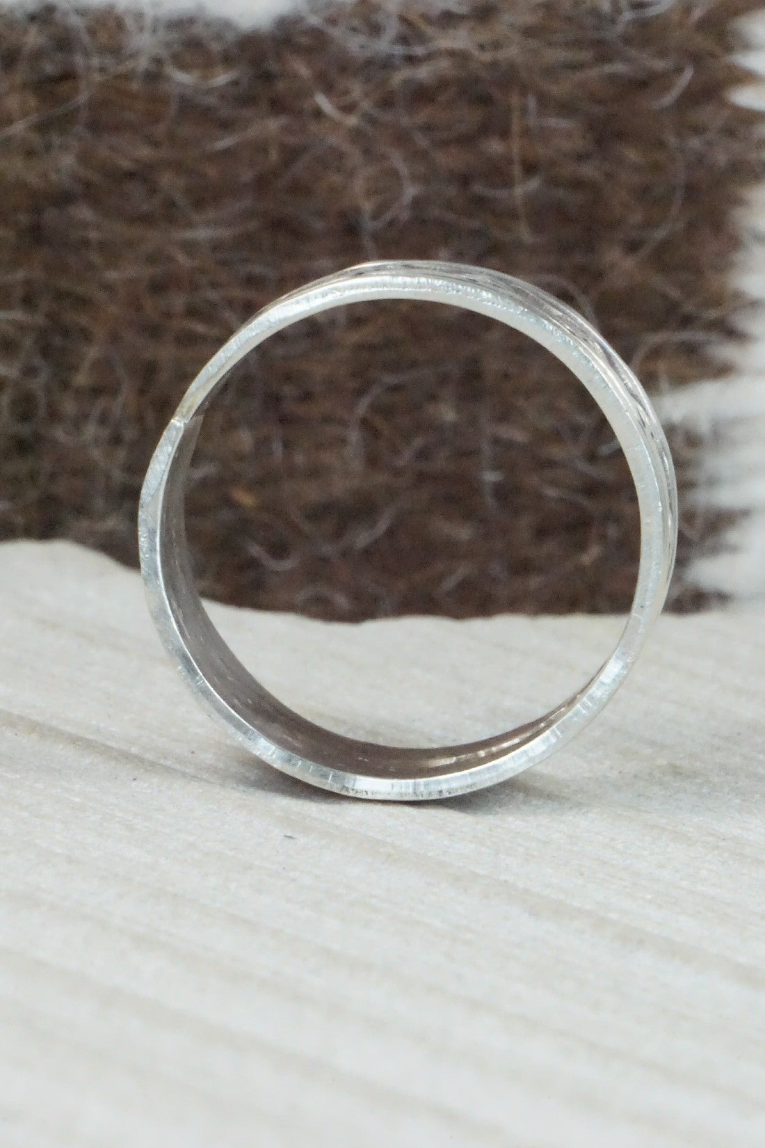 Sterling Silver Ring - Rick Enriquez - Size 13.75