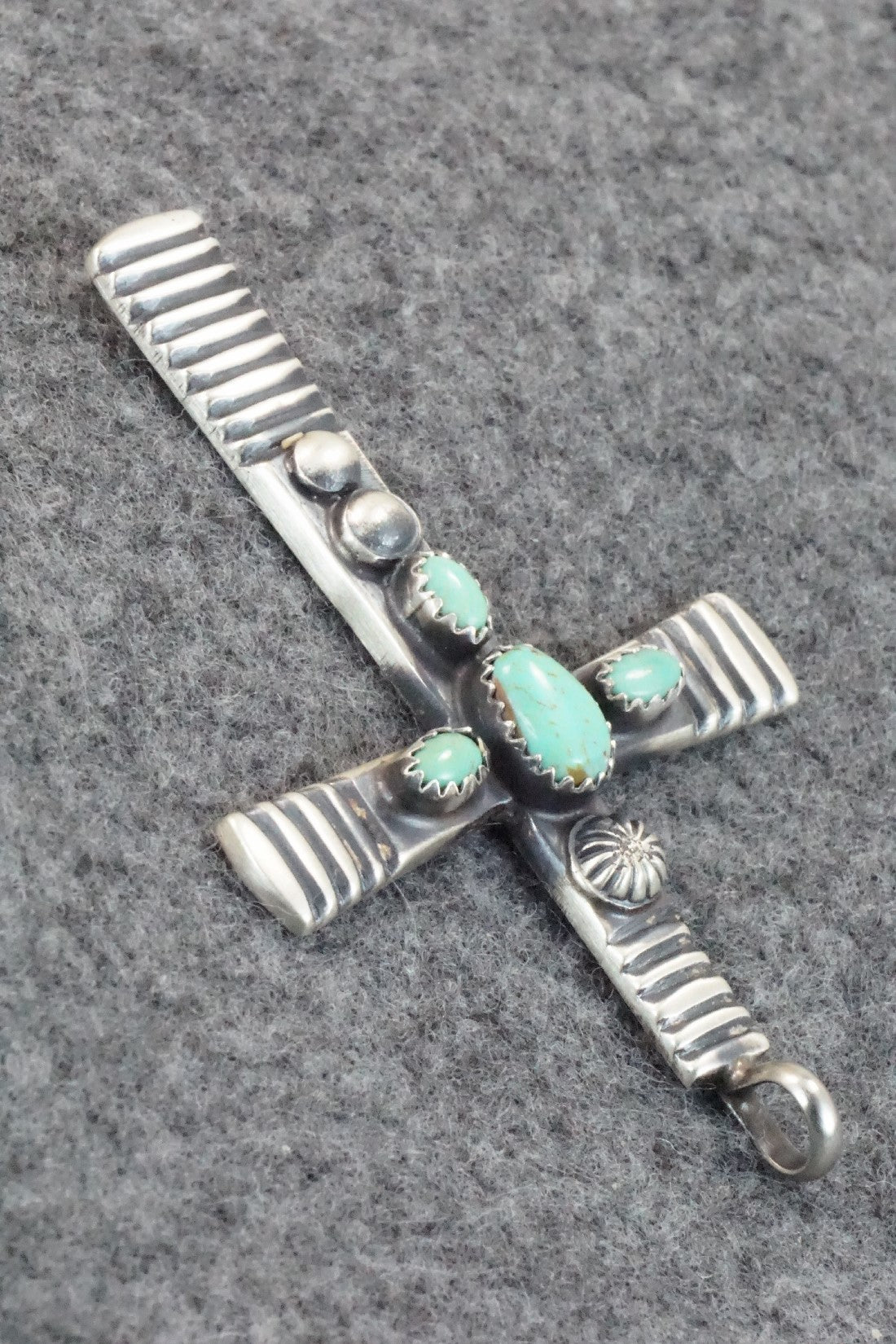 Turquoise & Sterling Silver Pendant - Savanna Morgan