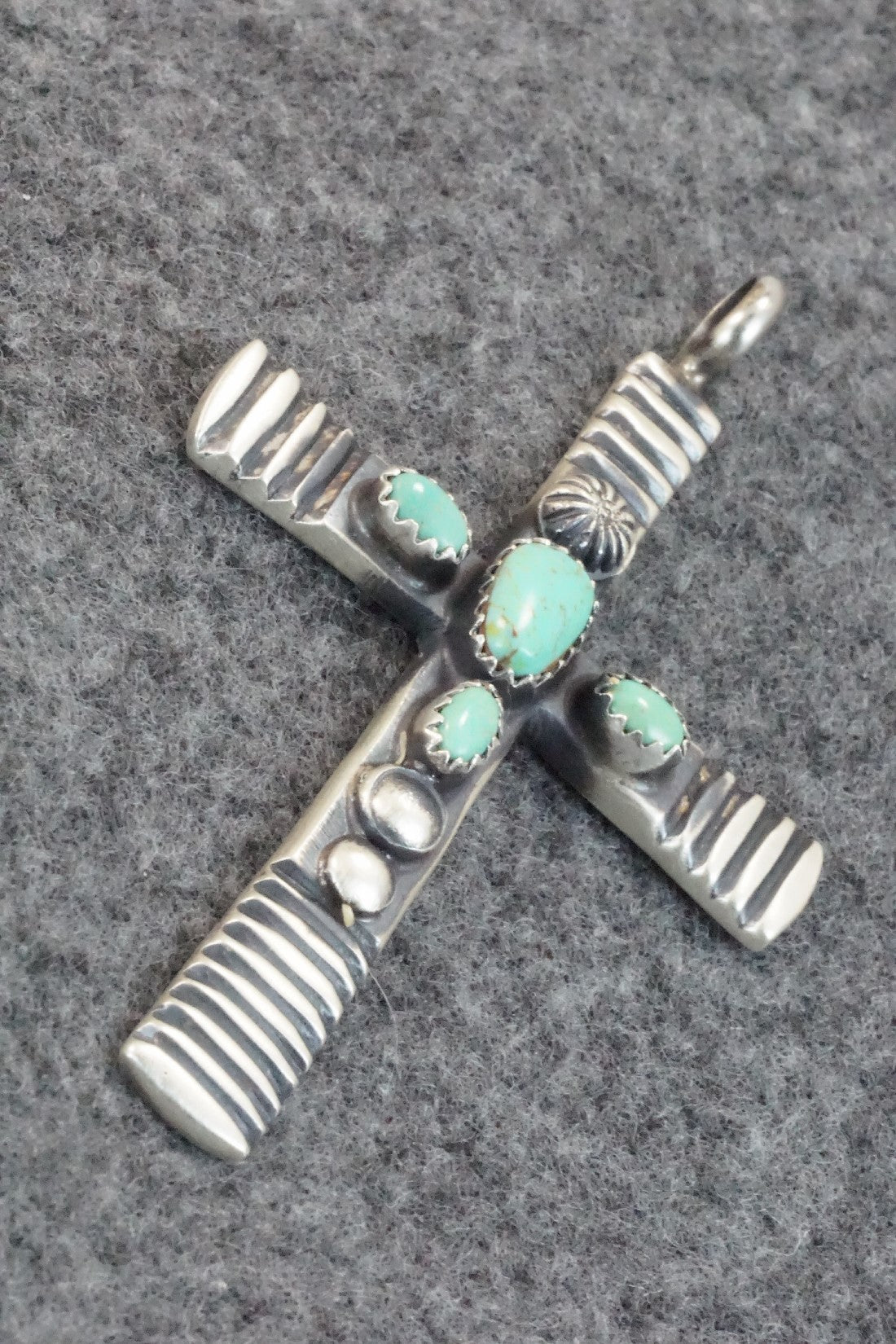 Turquoise & Sterling Silver Pendant - Savanna Morgan