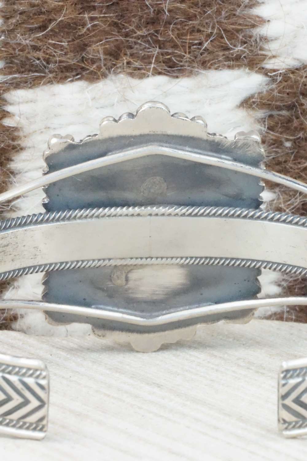 Turquoise & Sterling Silver Bracelet - Navajo