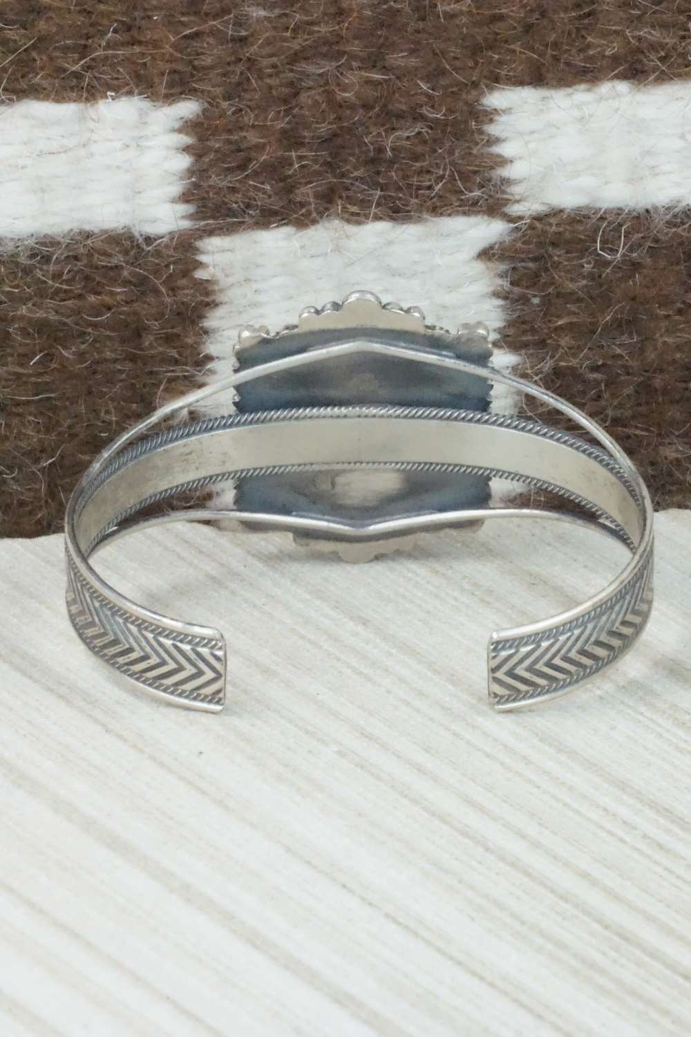 Turquoise & Sterling Silver Bracelet - Navajo