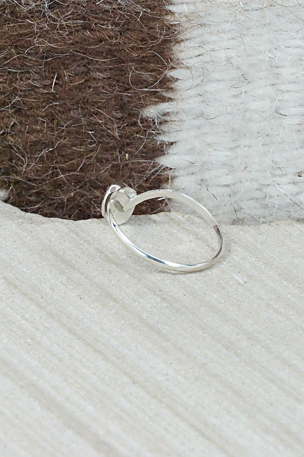 Turquoise & Sterling Silver Ring - William Begay - Size 7.5