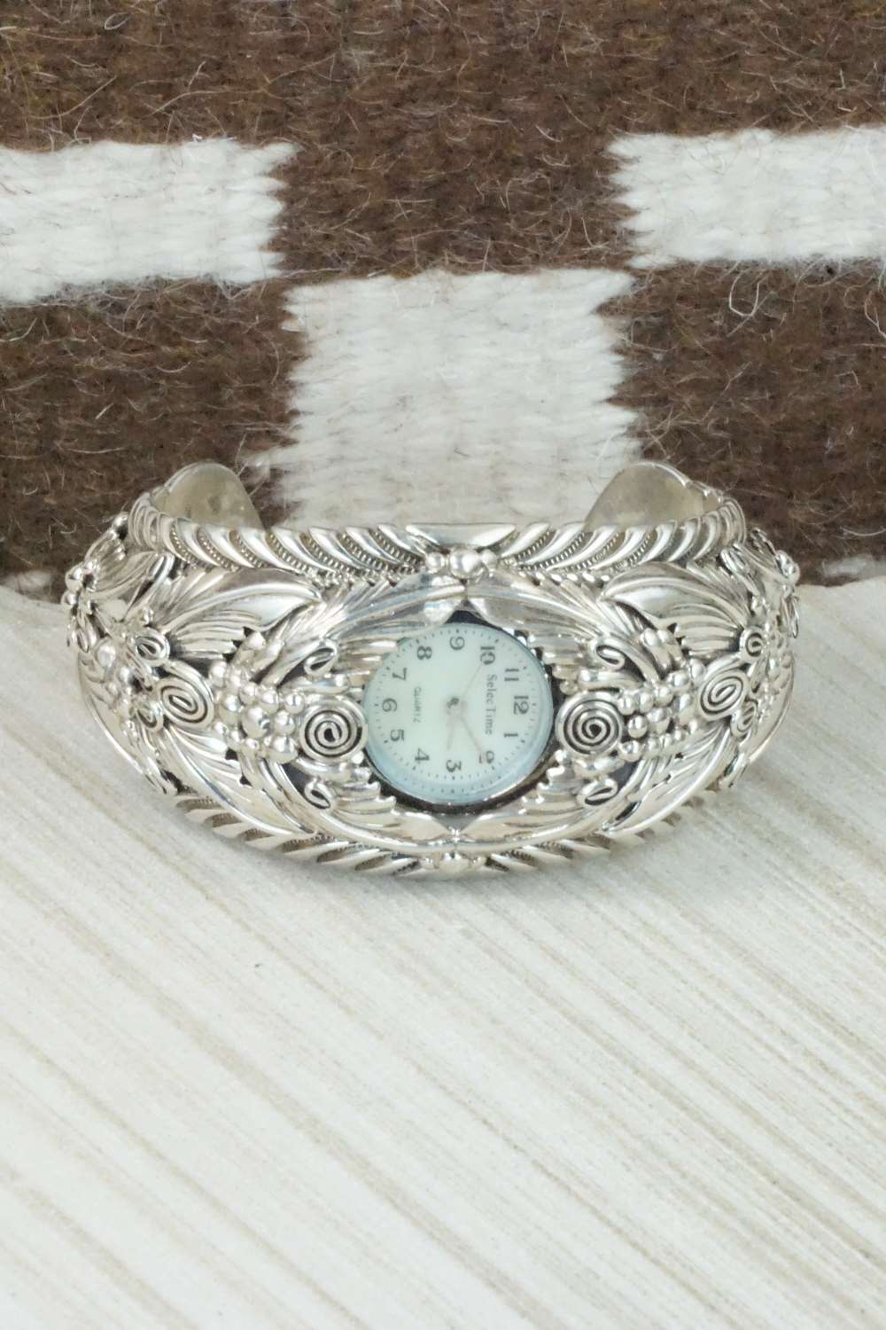 Sterling Silver Watch Bracelet - Navajo