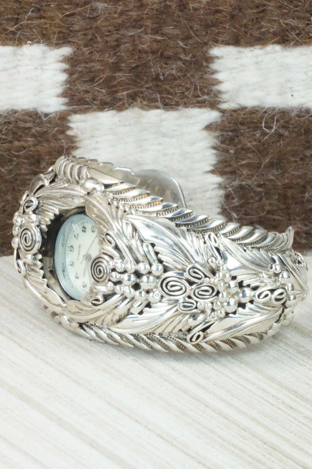 Sterling Silver Watch Bracelet - Navajo