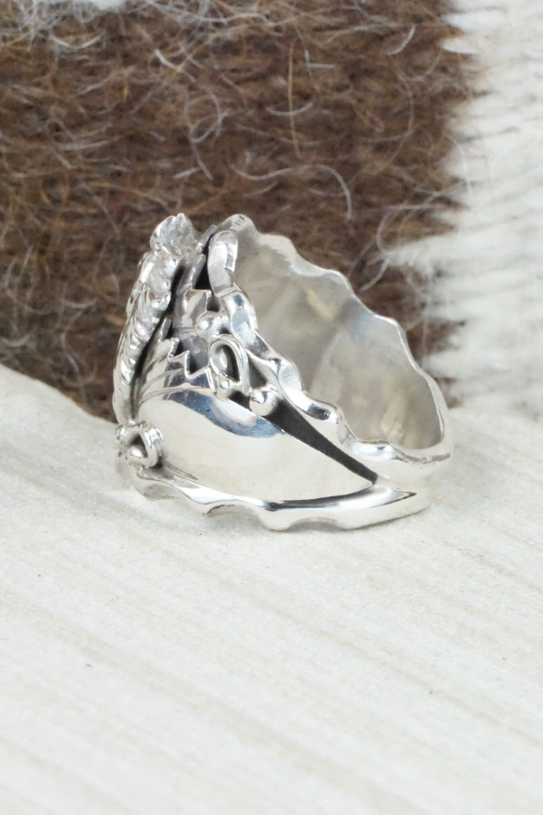 Sterling Silver Ring - Genevieve Francisco - Size 8.5