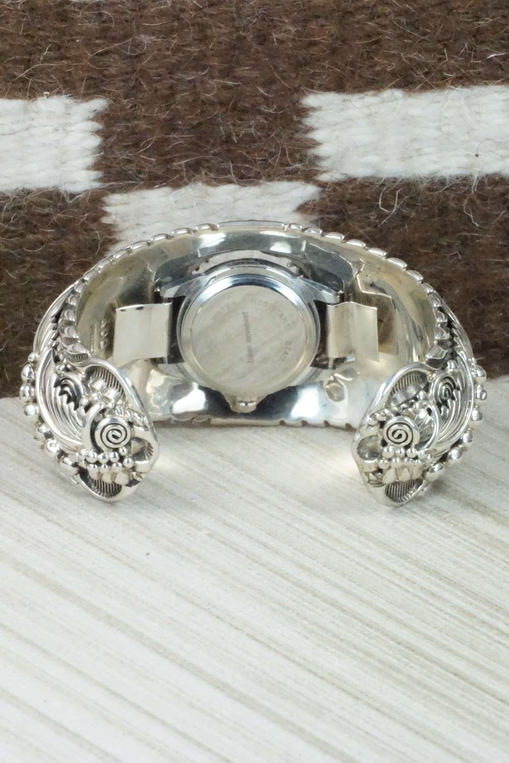 Sterling Silver Watch Bracelet - Navajo