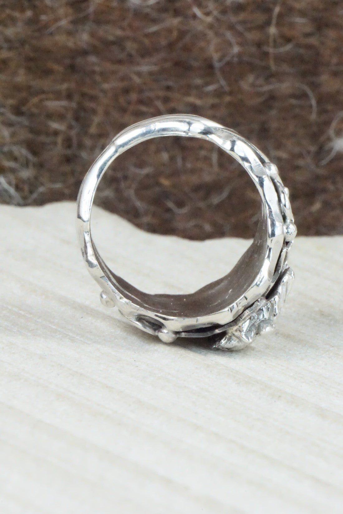 Sterling Silver Ring - Genevieve Francisco - Size 8.5
