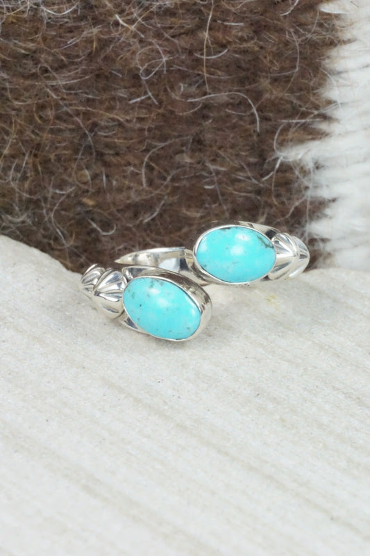 Turquoise & Sterling Silver Ring - Freida Martinez - Size 4.75