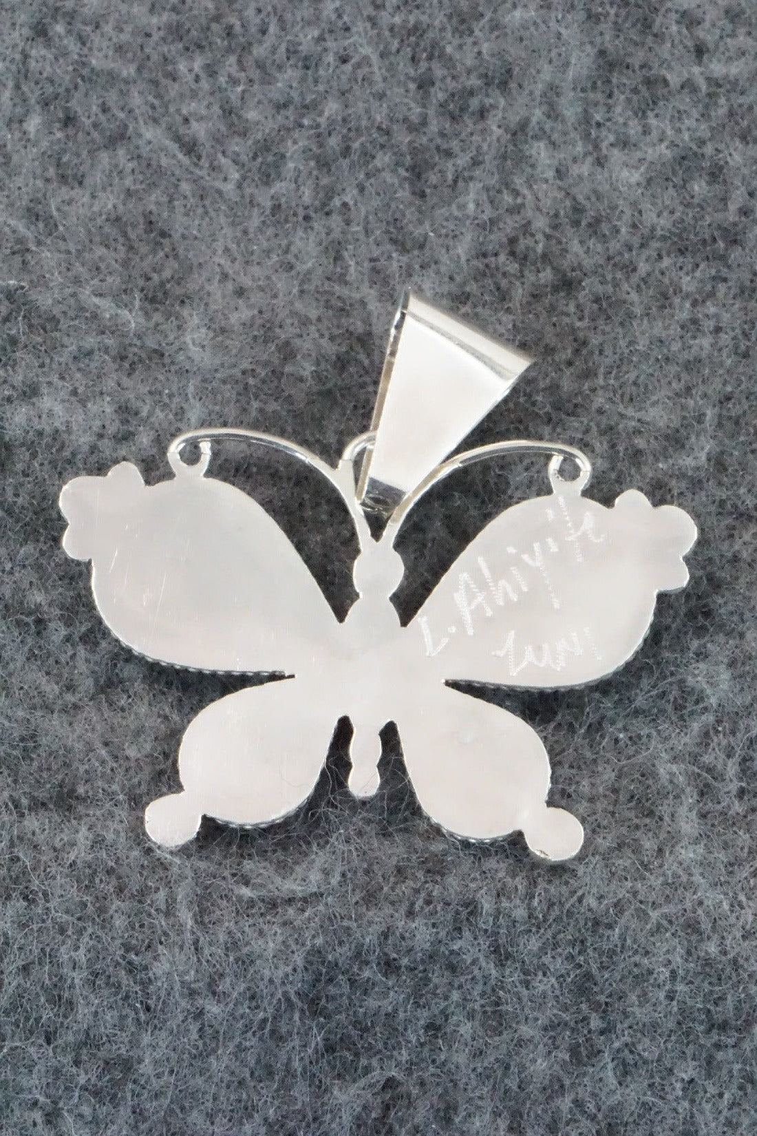 Multi Stone and Sterling Silver Pendant - Lyndon Ahiyite