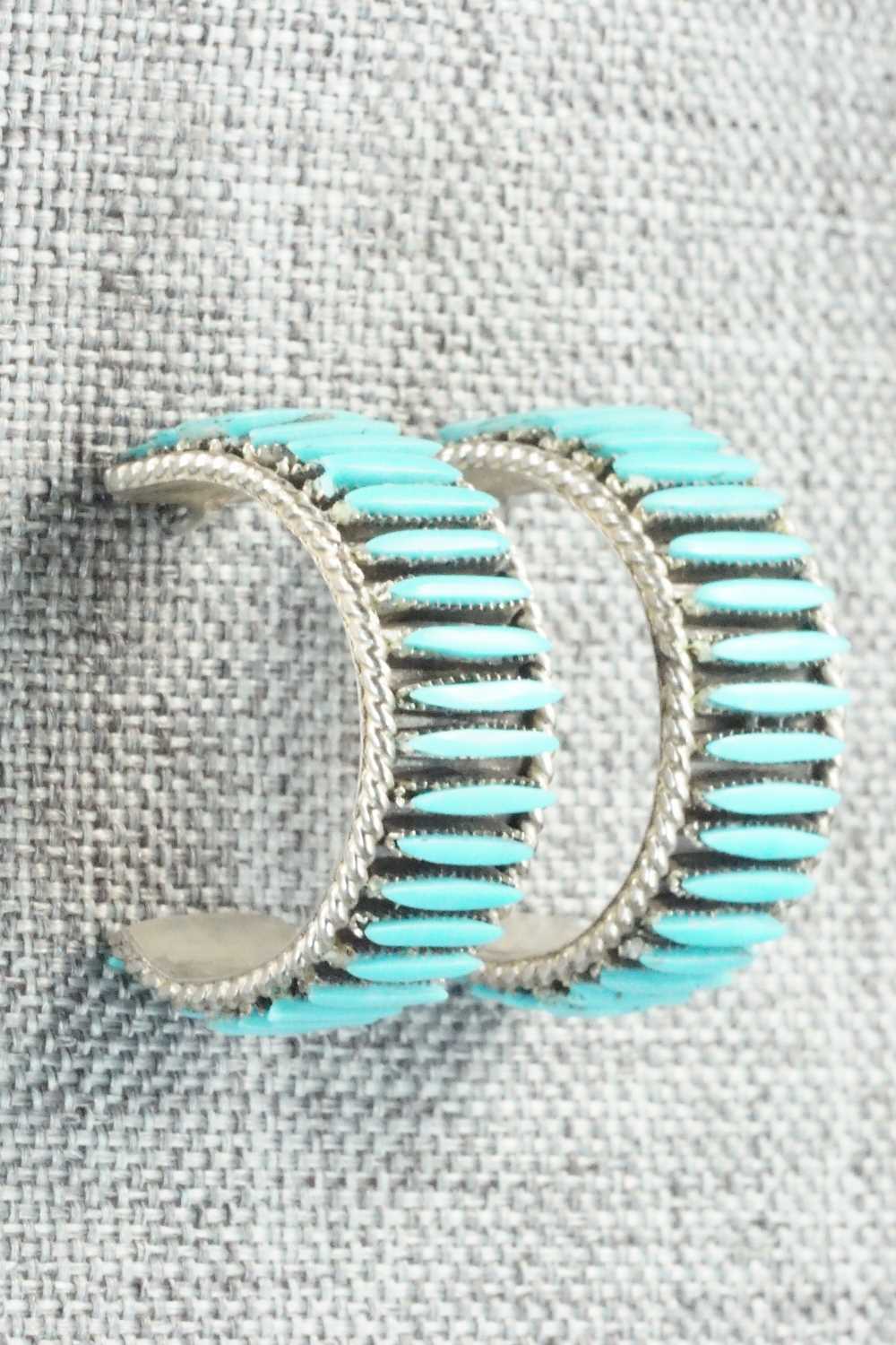 Turquoise & Sterling Silver Earrings - Bernard Peina
