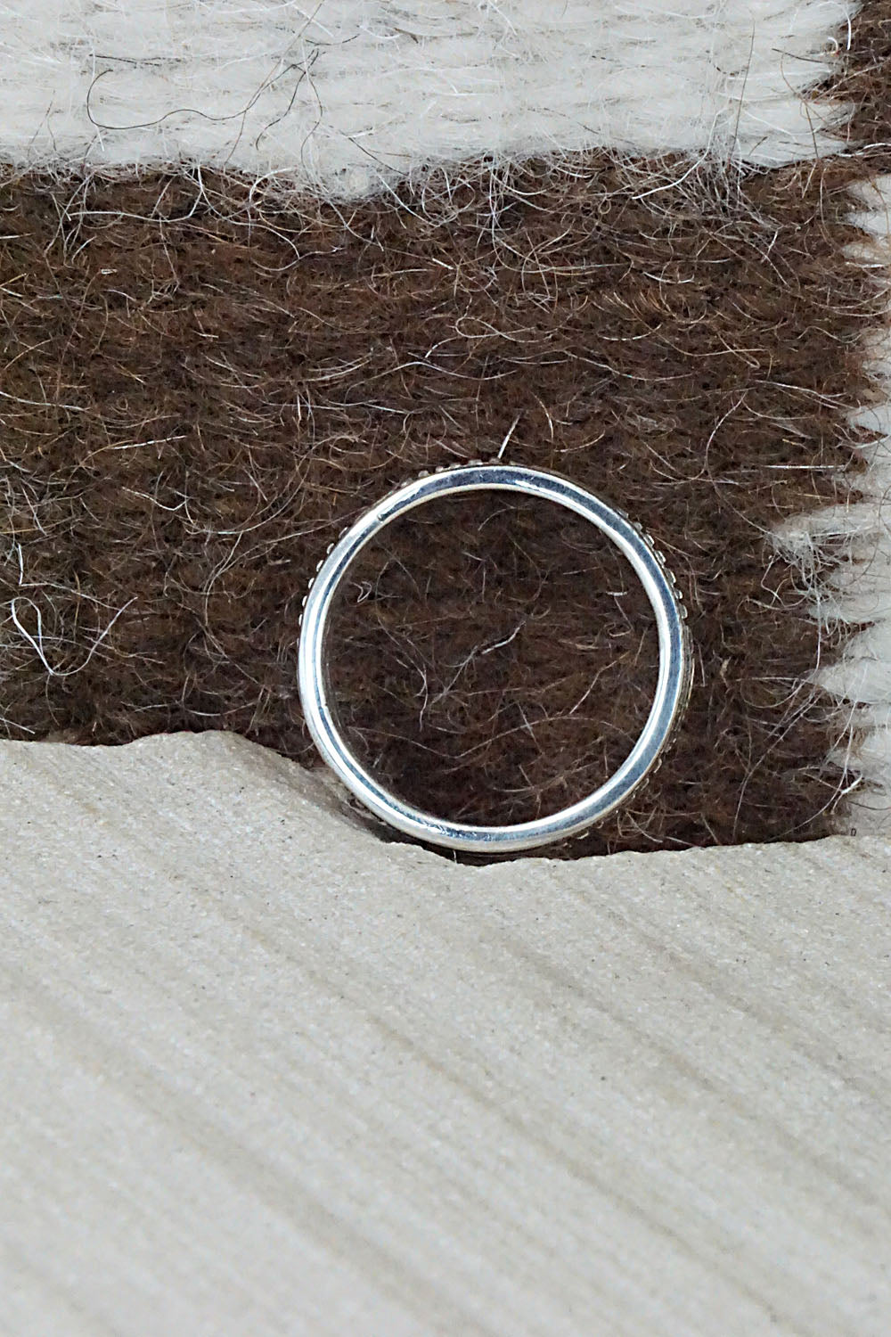 Sterling Silver & Gold Fill Ring - Bruce Morgan - Size 8