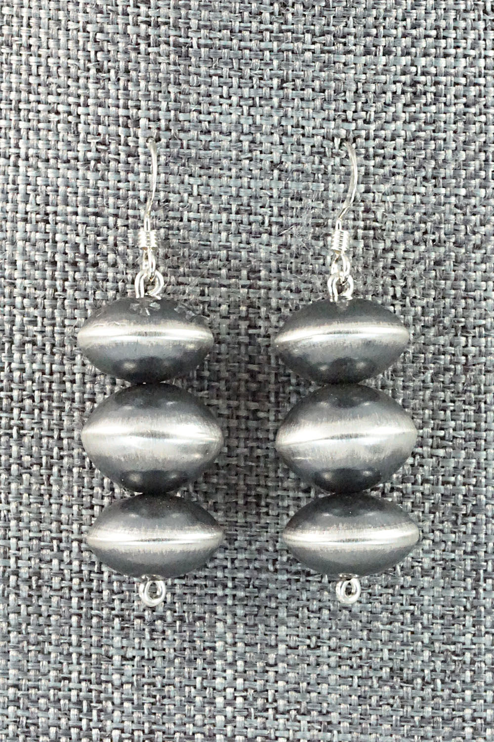 Sterling Silver Navajo Pearl Earrings - Presley Haley