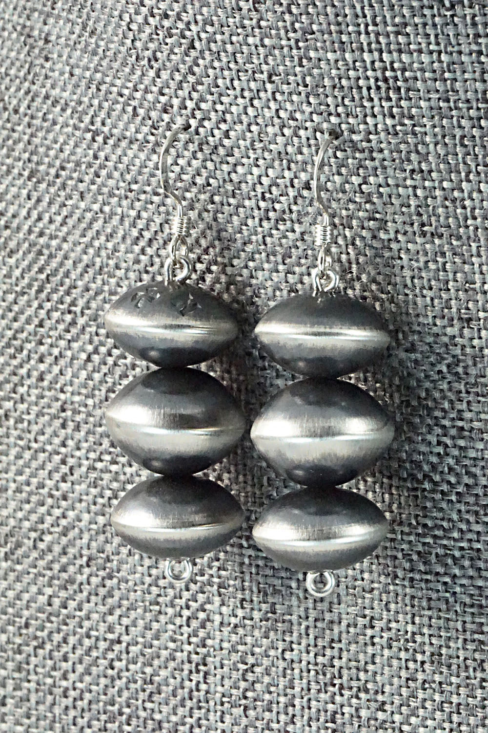 Sterling Silver Navajo Pearl Earrings - Presley Haley