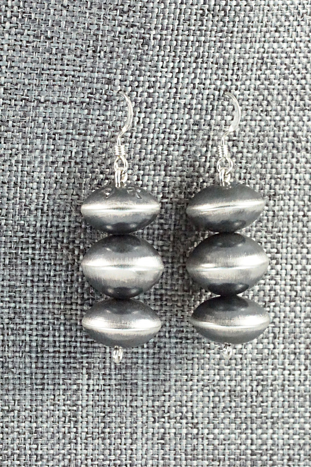 Sterling Silver Navajo Pearl Earrings - Presley Haley
