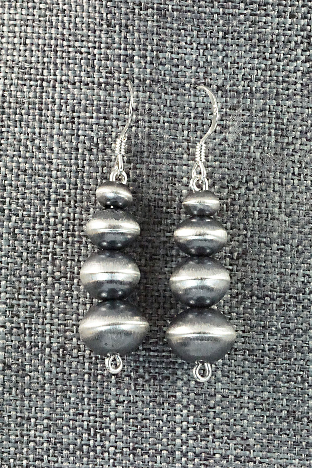 Sterling Silver Navajo Pearl Earrings - Presley Haley