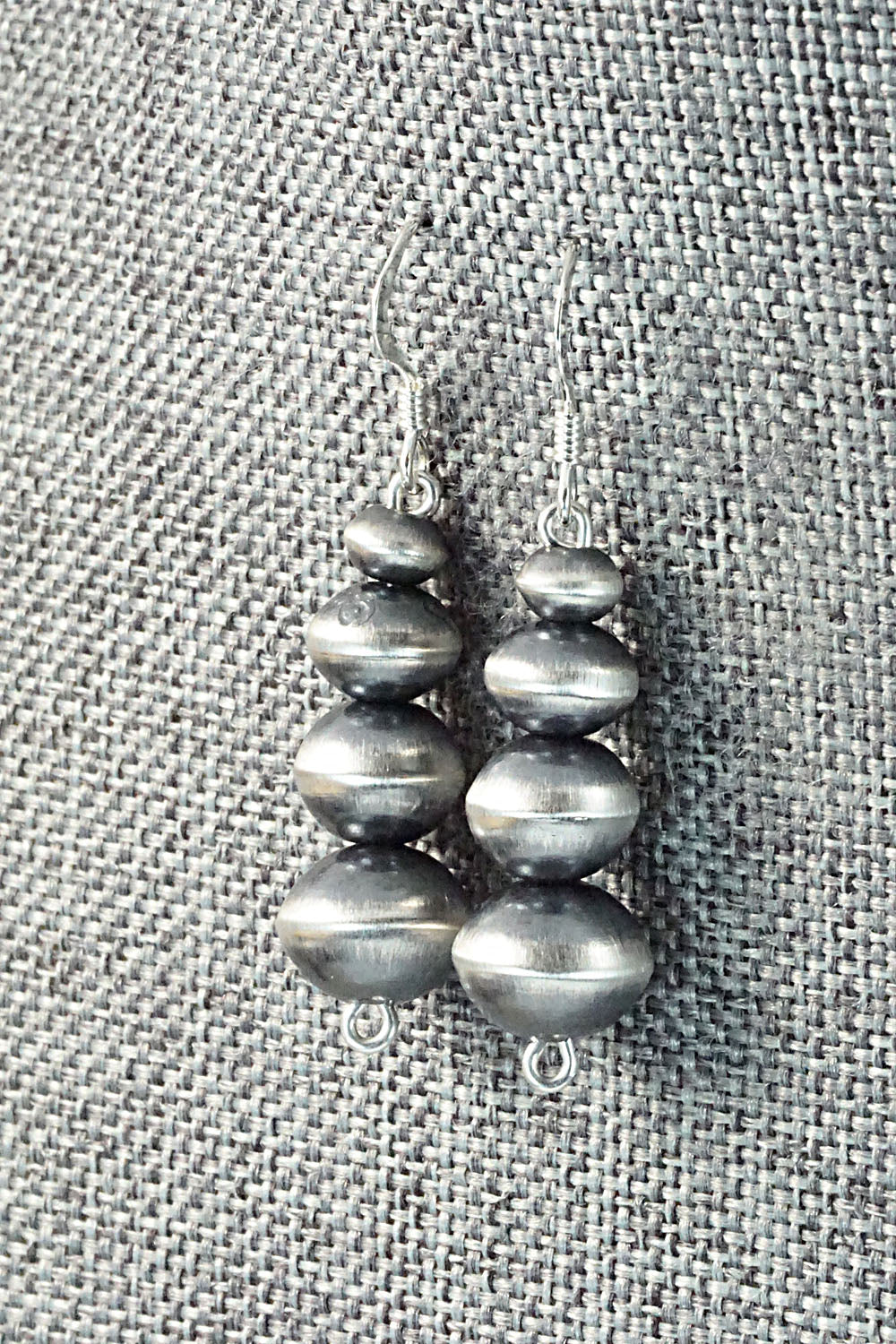 Sterling Silver Navajo Pearl Earrings - Presley Haley