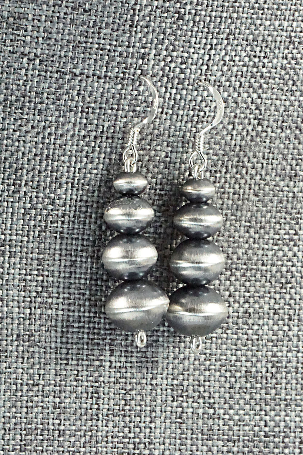 Sterling Silver Navajo Pearl Earrings - Presley Haley