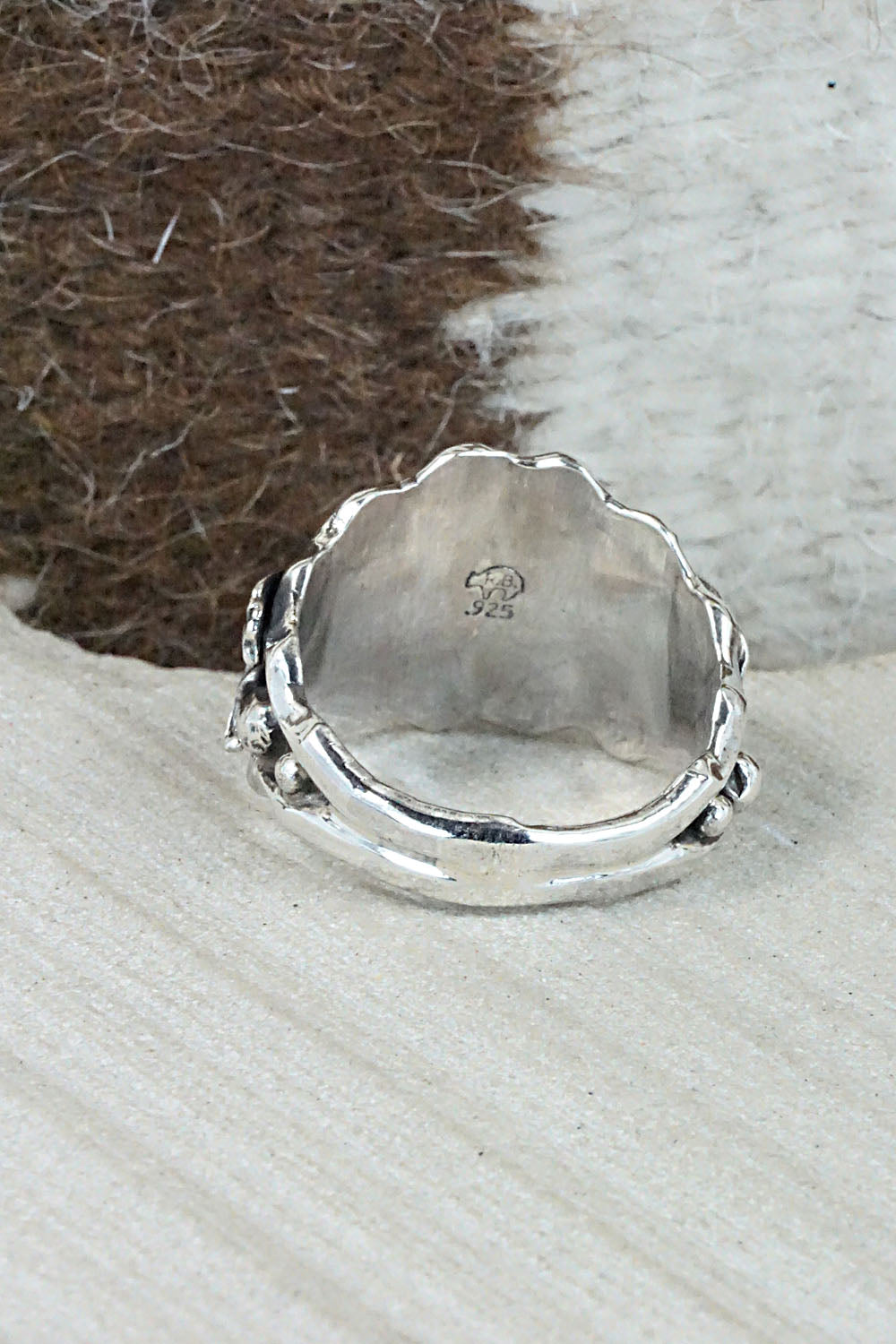 Sterling Silver Ring - Genevieve Francisco - Size 11.5