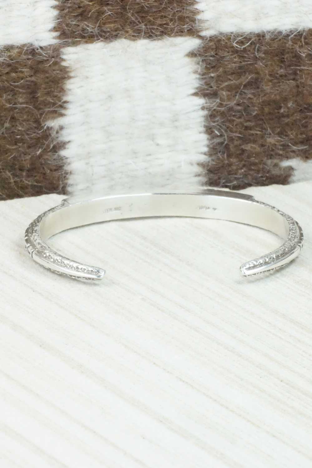 Multi Stone and Sterling Silver Bracelet - Navajo