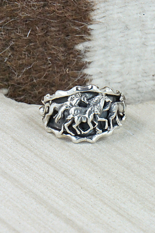 Sterling Silver Ring - Genevieve Francisco - Size 12
