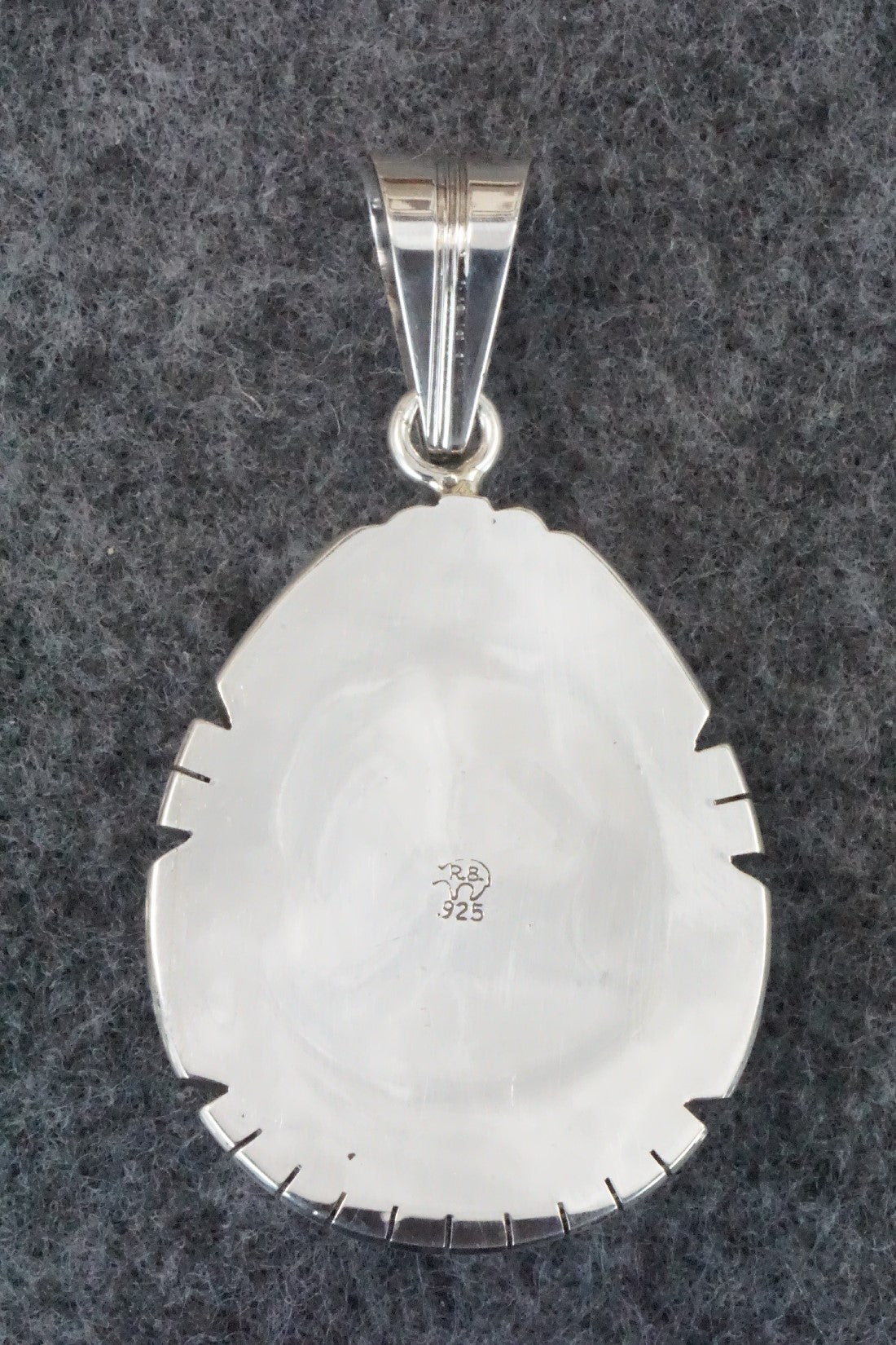 Lapis & Sterling Silver Pendant - Samuel Yellowhair