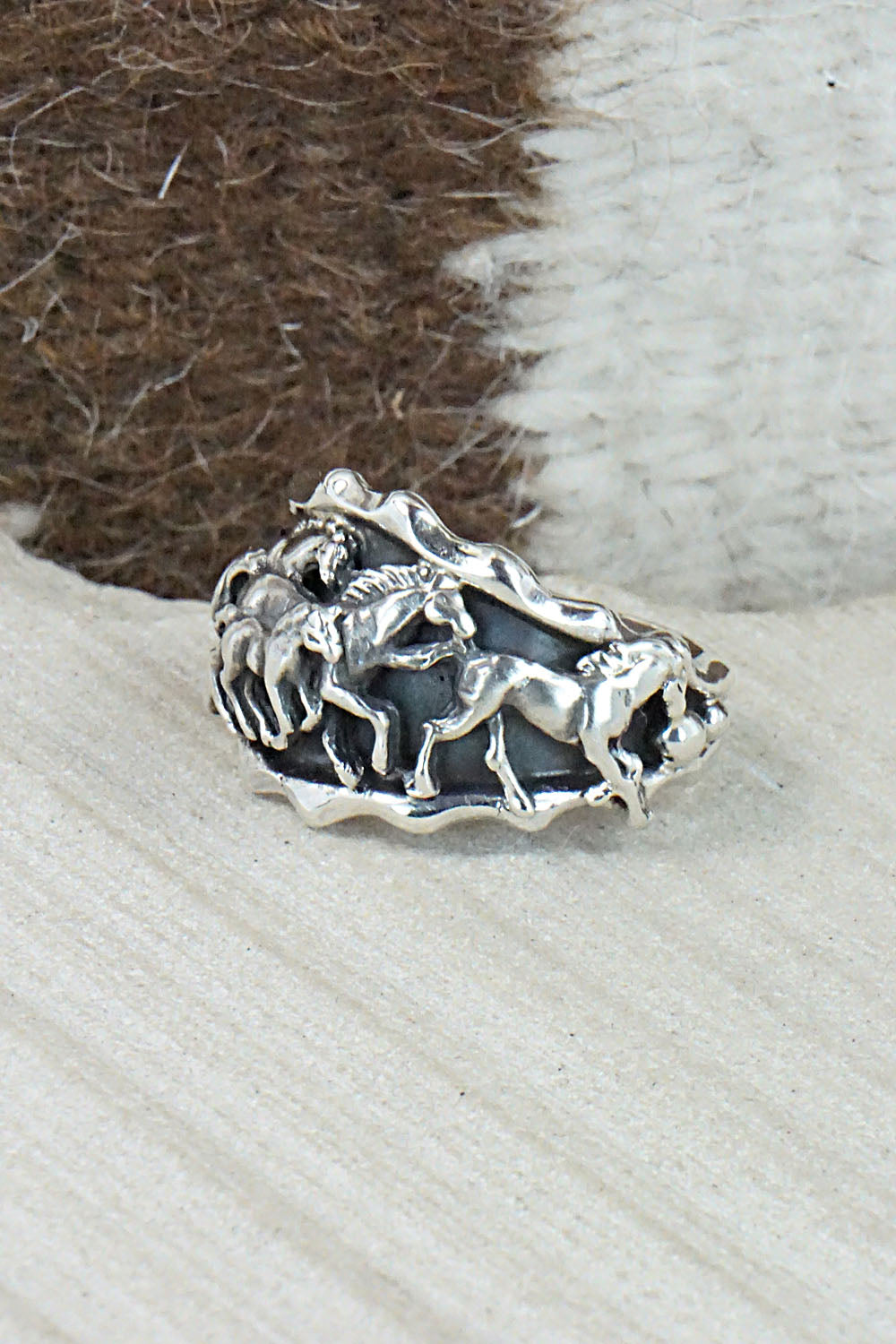 Sterling Silver Ring - Genevieve Francisco - Size 12