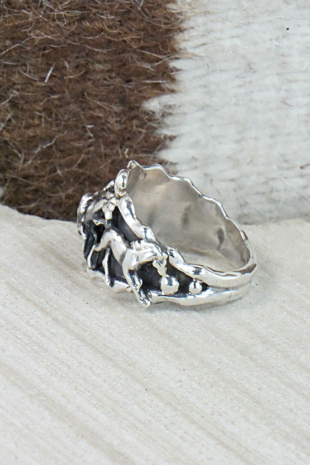 Sterling Silver Ring - Genevieve Francisco - Size 12