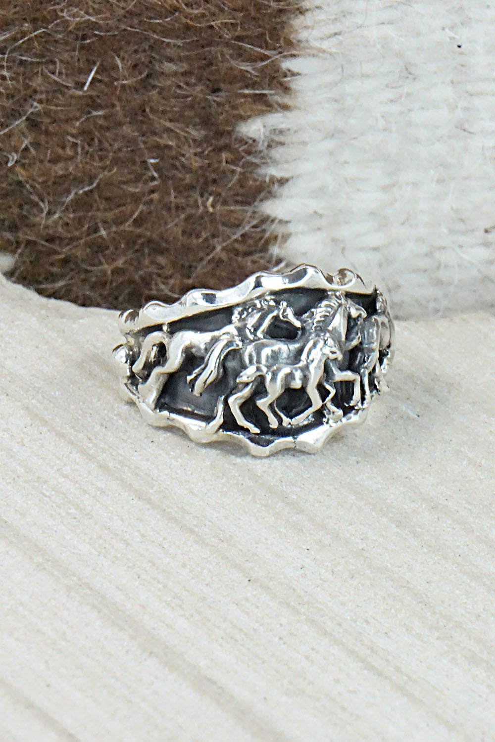Sterling Silver Ring - Genevieve Francisco - Size 12