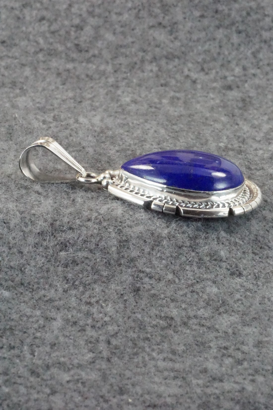 Lapis & Sterling Silver Pendant - Samuel Yellowhair